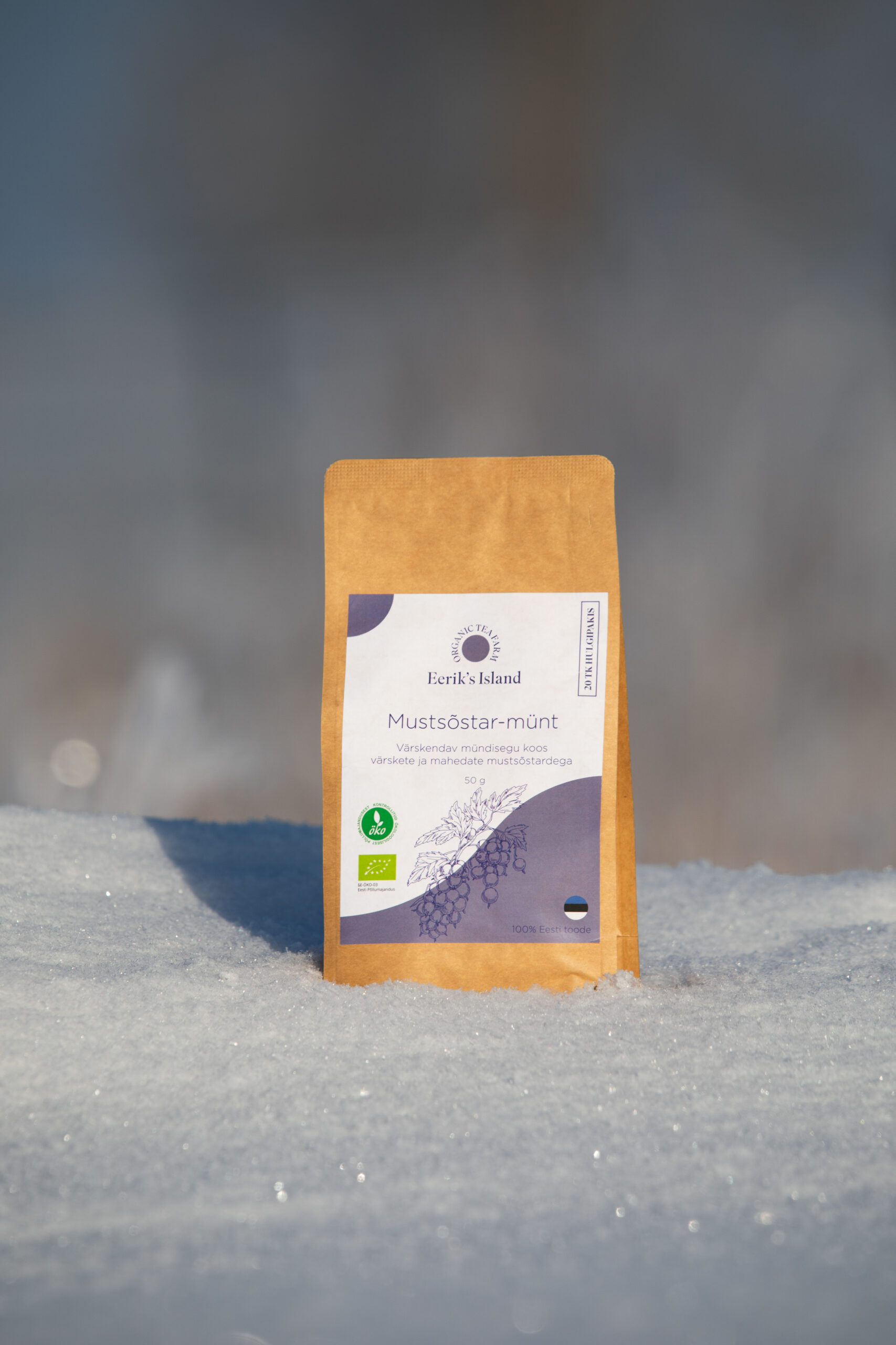 ÖKO Mustsõstra-Mündi 20tk HULGIPAKK